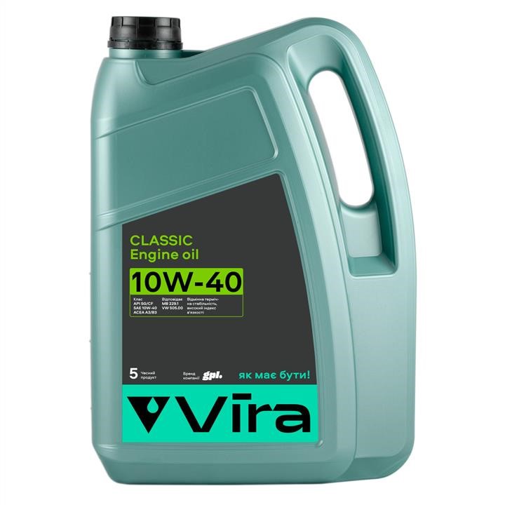 Vira VI0314 Engine oil Vira CLASSIC 10W-40, 5L VI0314