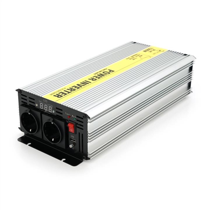 Ritar 28834 Voltage inverter RITAR RSC-1500, 12V/220V, 1500W 2xShuko, 1xUSB, terminal wires, BOX, Q4 28834