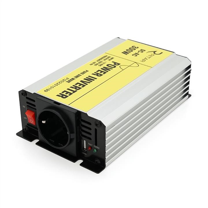 Ritar 28831 Voltage inverter RITAR RSC-300, 12V/220V, 300W 1xShuko, 1xUSB, terminal wires, BOX, Q20 28831
