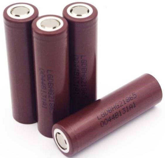 LG 00420 Battery 18650 Li-Ion LG LGDBHG21865, 3000mAh, 20A, 4.2/3.6/2.5V, Brown, PVC BOX 00420