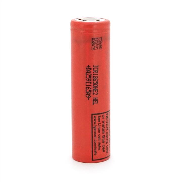 LG 33472 Battery 18650 Li-Ion LG ICR18650HE2 (LG HE2), 2500mAh, 20A, 4.2/3.6/2.0V, Red 33472