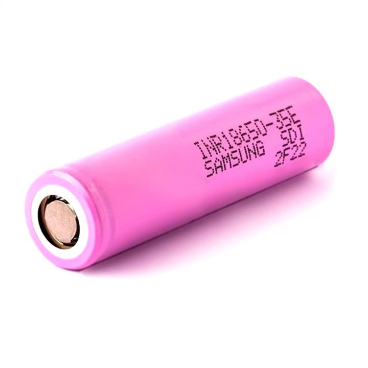 Samsung 00466 Battery 18650 Li-Ion Samsung INR18650-35E, 3500mAh, 8A, 4.2/3.6/2.5V, Pink 00466