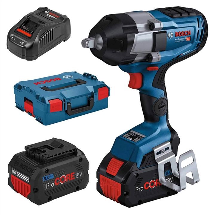 Bosch 34014 Cordless wrench Bosch GDS 18V-1000C, charger + 2 batteries, Box 34014