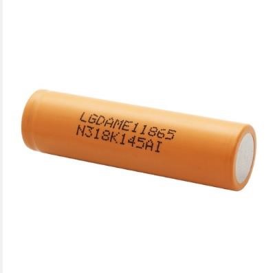 LG 17365 Battery 18650 Li-Ion LG INR18650 ME1 (LGDAME11865), 2100mAh, 4.2A, 4.2/3.65/2.8V, Orange 17365