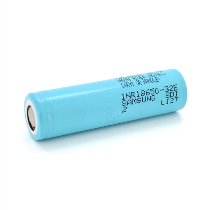 Samsung 26911 Battery Li-Ion 18650 Samsung INR18650-32E, 3200mAh, 6.4A, 4.2/3.65/2.5V, Blue 26911