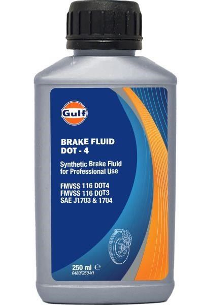 Gulf BRAKE FLUID DOT 4 0,25L Gulf Brake Fluid DOT 4, 0.25 l BRAKEFLUIDDOT4025L