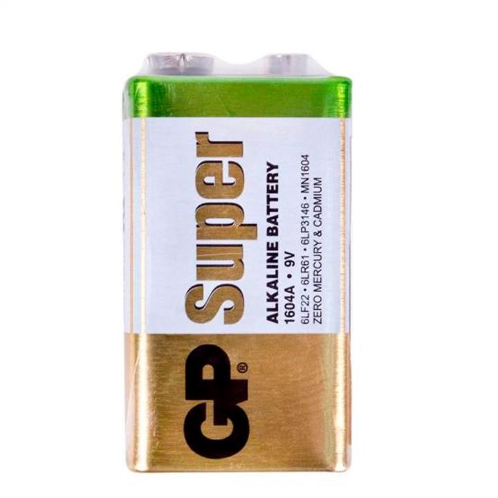 GP Batteries 18592 Alkaline battery GP SUPER ALKALINE 1604AEB-5S1, 9V 18592