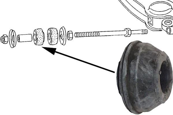 Control Arm-&#x2F;Trailing Arm Bush Jp Group 1140201200