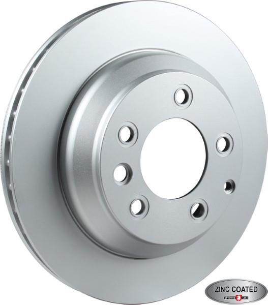 Rear ventilated brake disc Jp Group 1163202600