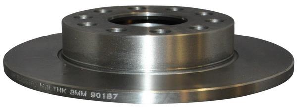 Jp Group 1163203309 Rear brake disc, non-ventilated 1163203309