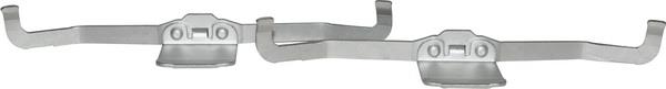 Mounting kit brake pads Jp Group 1163651110