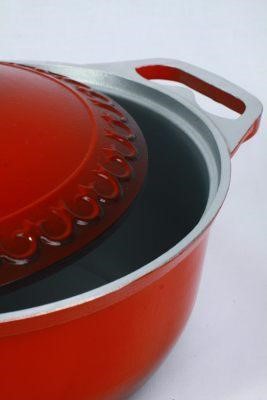 Saucepan ASIAN, 3L, with high lid (with ornament) Silumin 4820149873930