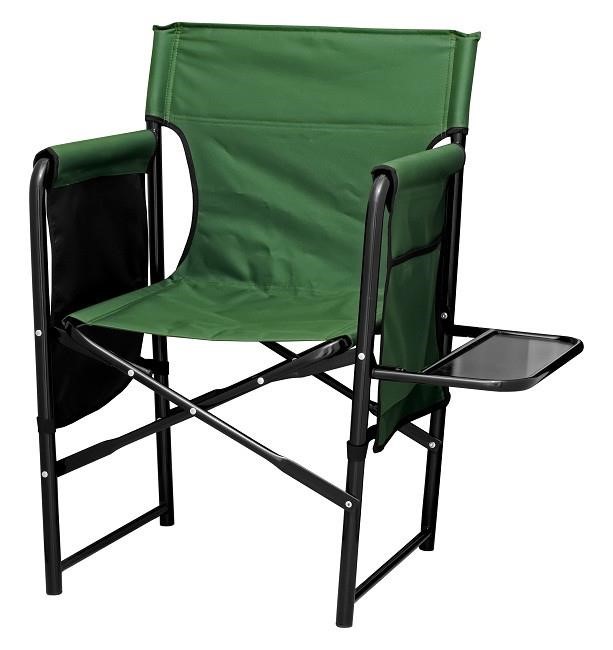 NeRest 4000810002269 Director's armchair with shelf NR-41, green 4000810002269
