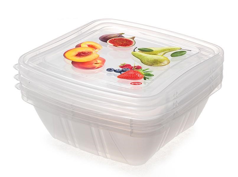 Snips 8001136002861 Food containers, 0,5 L, 3 pcs. 8001136002861