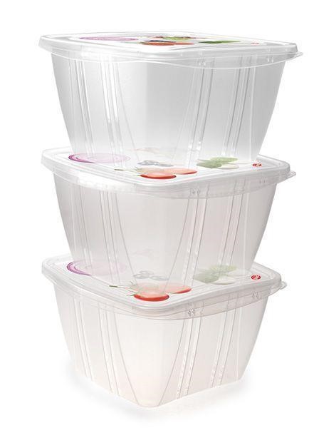 Snips 8001136002878 Food containers, 1,0 L, 3 pcs. 8001136002878