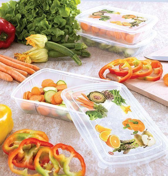 Food containers, 1,0 L, 3 pcs. Snips 8001136002885
