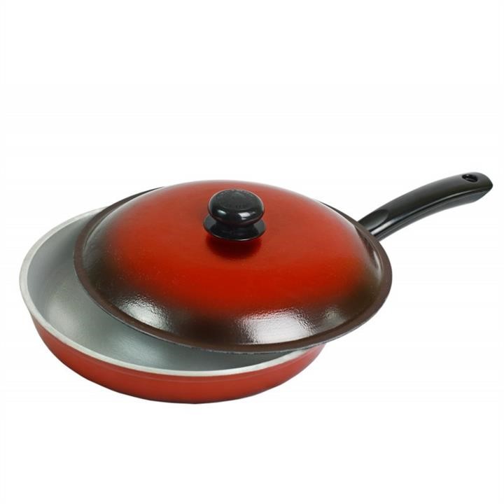 Frying pan with plastic handle (260 mm), with lid Silumin 4820149872223