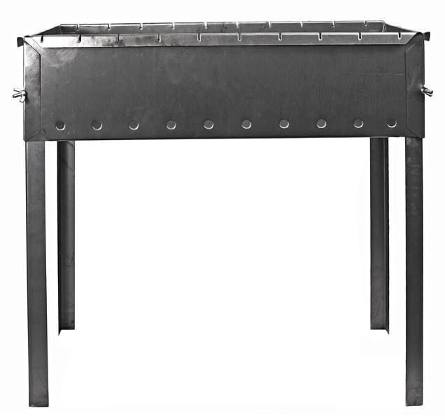 Silumin 4820149872476 Portable brazier for 10 skewers 4820149872476