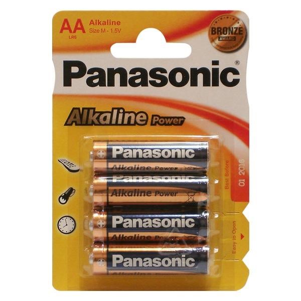 Panasonic LR6REB/4BPR Battery Alkaline Power AA/LR06 BL 4 pcs. LR6REB4BPR