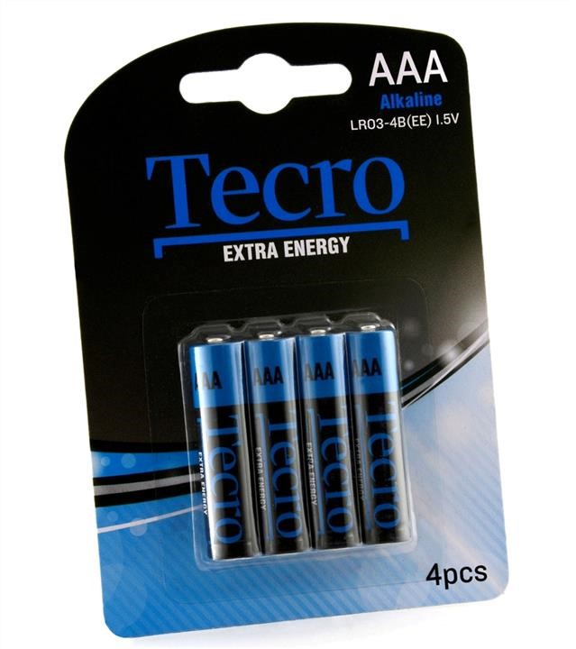 Tecro LR03-4B(EE) Battery Extra Energy Alkaline AAA/LR03 BL, 4 pcs. LR034BEE