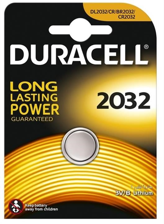 Duracell 81575099 Battery Duracell DL 2032 BL, 1pcs. 81575099