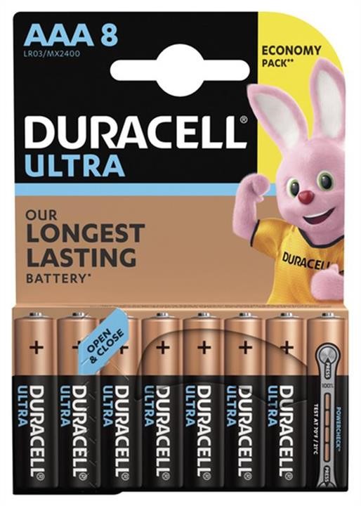 Duracell 5004808 Battery Duracell Ultra Power AAA/LR03 BL, 8pcs. 5004808