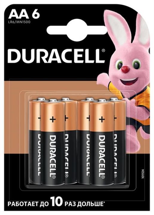 Duracell 81545408 Battery Duracell Basic AA/LR06 MN1500 BL, 6pcs. 81545408