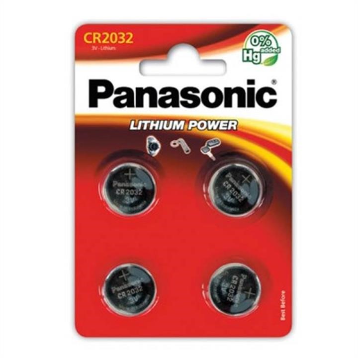 Panasonic CR-2032EL/4B Battery CR 2032 BL 4 pcs. CR2032EL4B