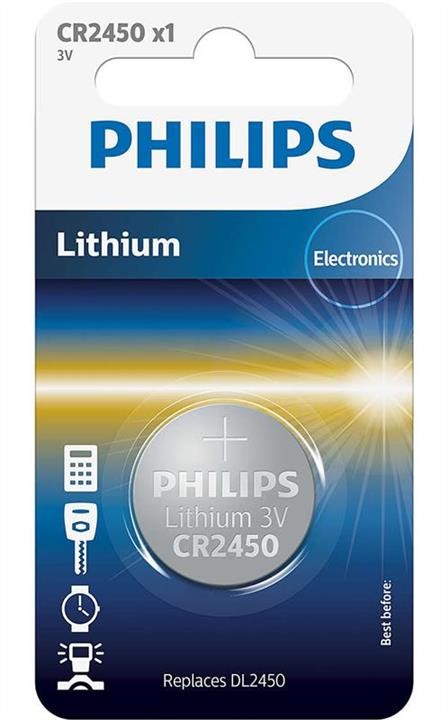 Philips CR2450/10B Battery Minicells 3V CR245010B