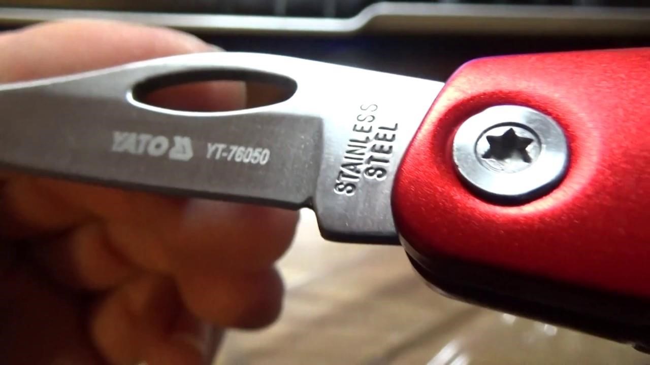 Folding knife with shackle Yato YT-76050