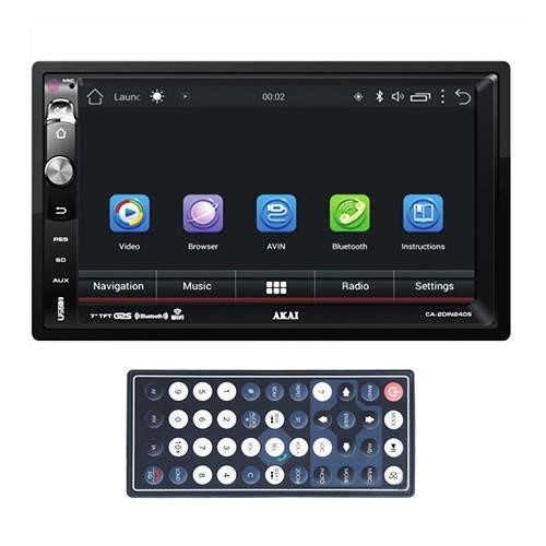 Akai CA-2DIN 2405 Double DIN Multimedia Center with 7" TFT Touchscreen AKAI CA-2DIN 2405 Android GPS CA2DIN2405