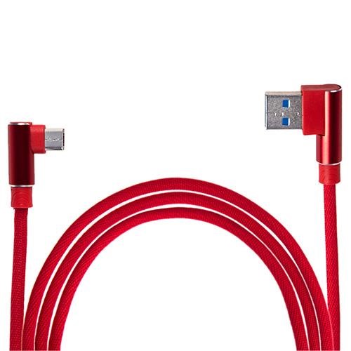 Pulso 00000048805 Cable USB - Micro USB (Red) 90° ((400) R) 00000048805