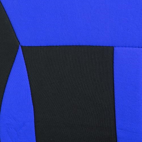 Set of Polyester covers (11 pieces) black&#x2F;blue Vitol VSC-38261P-11 BK&#x2F;BL