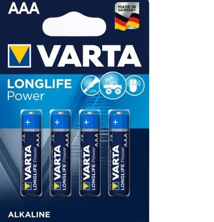 Varta VARTA 4903 Battery Longlife Power 4903 (High Energy) AAA/LR03 BL 4pcs. VARTA4903