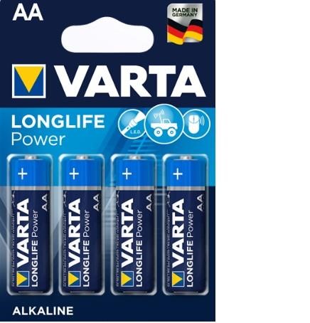 Varta VARTA 4906 Battery Longlife Power 4906 (High Energy) AA/LR06 BL 4pcs. VARTA4906