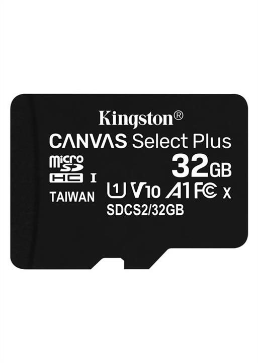 Kingston SDCS2/32GBSP MicroSDHC (UHS-1) Kingston Canvas Select Plus 32Gb class 10 А1 (R-100MB/s) SDCS232GBSP