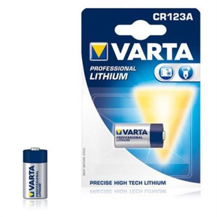 Varta 6205301401 Battery Prof. Photo CR 123A BL 1pcs. 6205301401