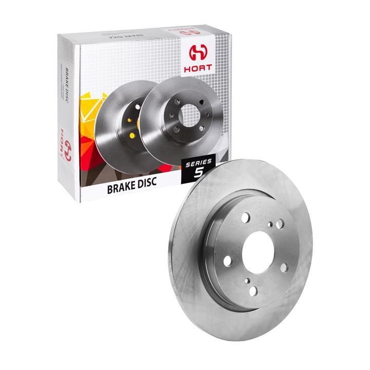 Hort HD8219 Rear brake disc, non-ventilated HD8219