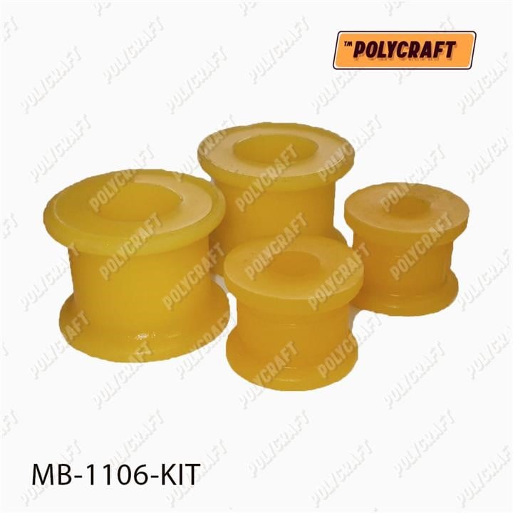 POLYCRAFT MB-1106-KIT Polyurethane front stabilizer bushings, set of 4 pcs. repair MB1106KIT