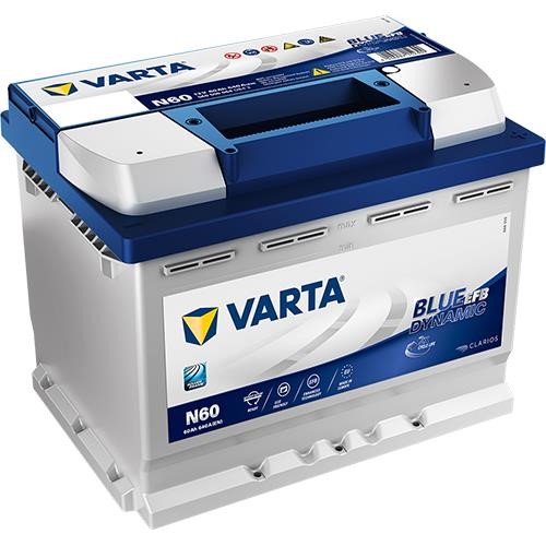 Varta 560500064D842 Battery Varta Blue Dynamic EFB 12V 60Ah 640A (EN) R+ 560500064D842