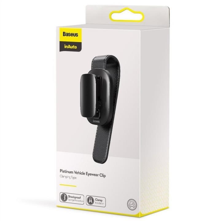 Baseus Baseus Platinum Vehicle eyewear clip (clamping type) Black – price 34 PLN