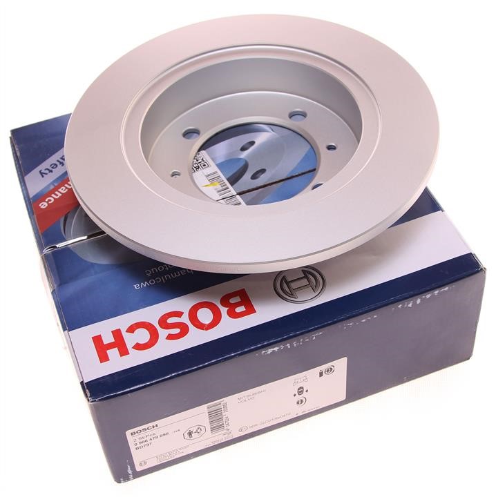 Bosch 0 986 478 898 Rear brake disc, non-ventilated 0986478898