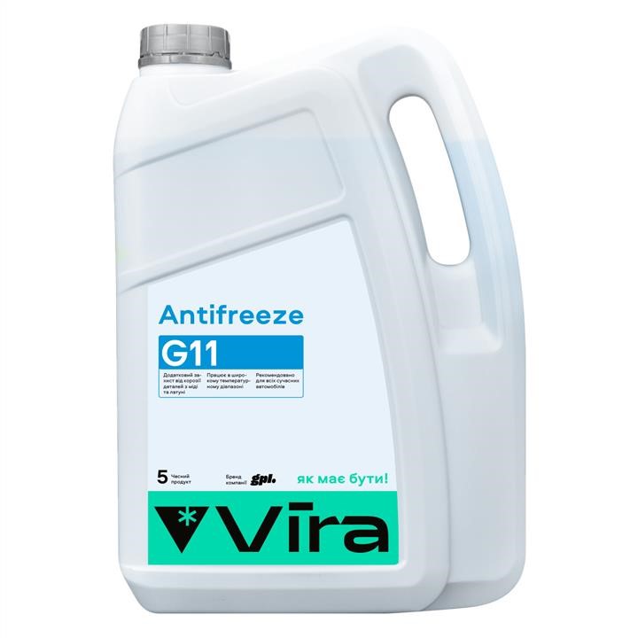 Vira VI0021 Antifreeze Vira G11, blue, 5L VI0021