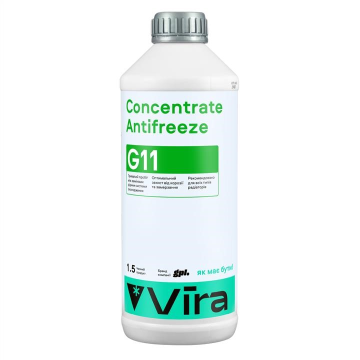 Vira VI2002 Antifreeze Vira G11, concentrate, green, 1,5L VI2002