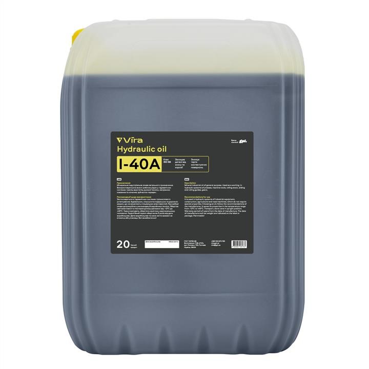 Vira VI0324 Hydraulic oil Vira I-40A, 20L VI0324