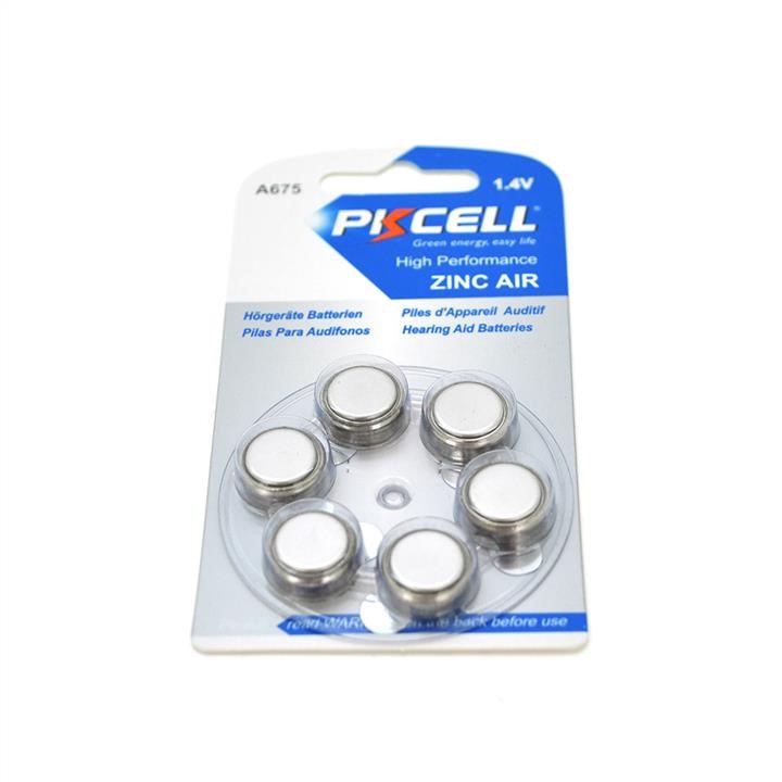 PkCell 20410 Zinc air battery PKCELL 1.4V ZA675 20410