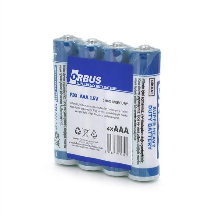 ORBUS 29327 Salt battery Orbus Zinc Carbon 1.5V AAA/LR03 29327