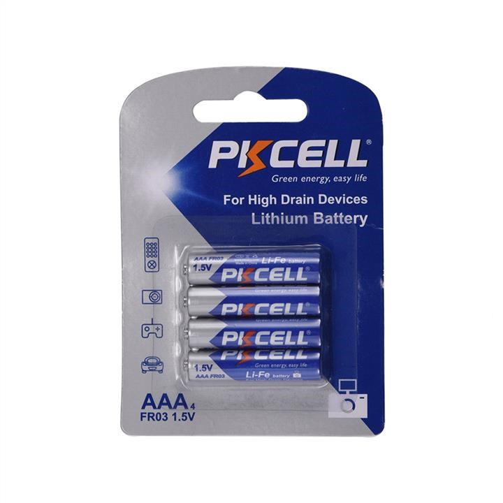 PkCell 16984 Battery LiFe FR03 Non-rechargeable Lithium battery 16984