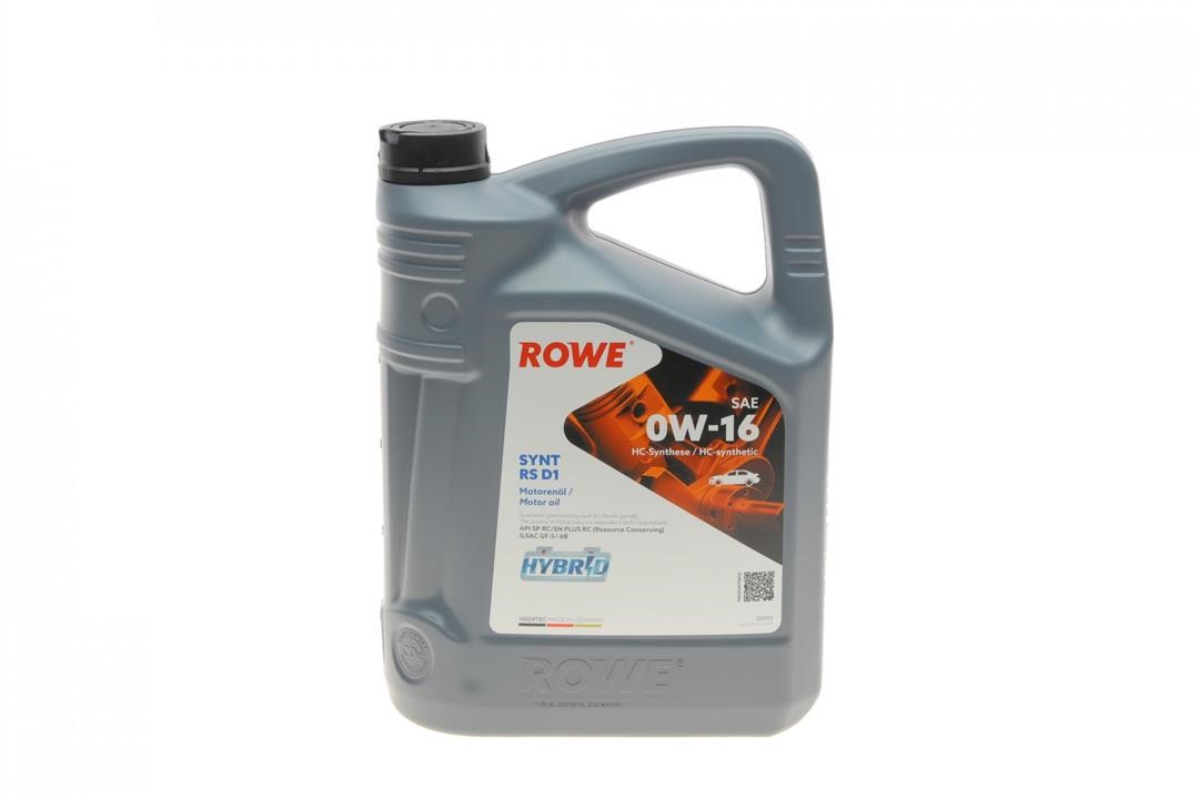 Rowe 20005-0050-99 Engine oil ROWE HIGHTEC SYNT RS D1 0W-16, 5L 20005005099