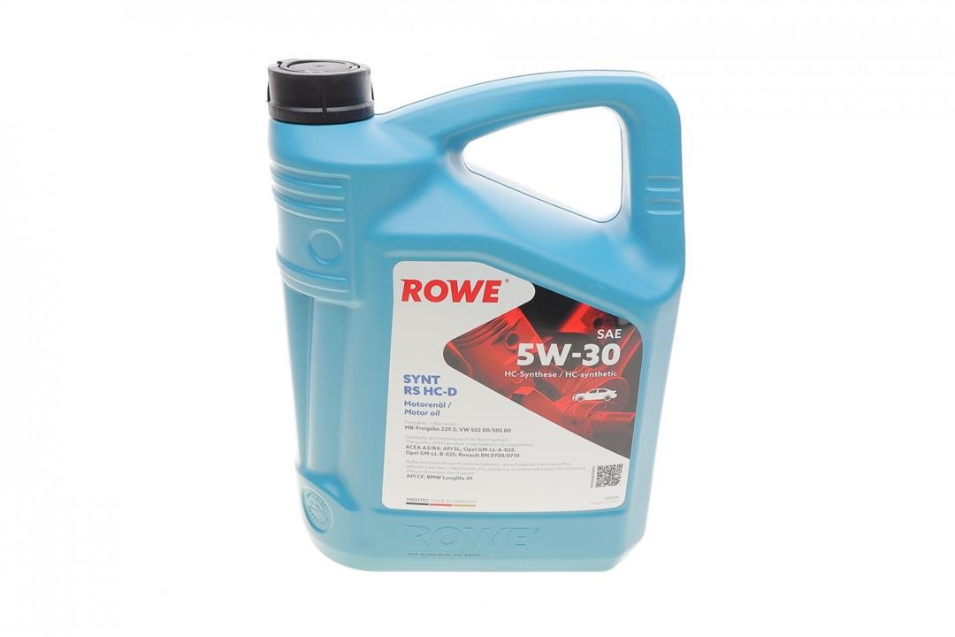 20060005099 Rowe Engine oil ROWE HIGHTEC SYNT RS HC-D 5W-30, 5L